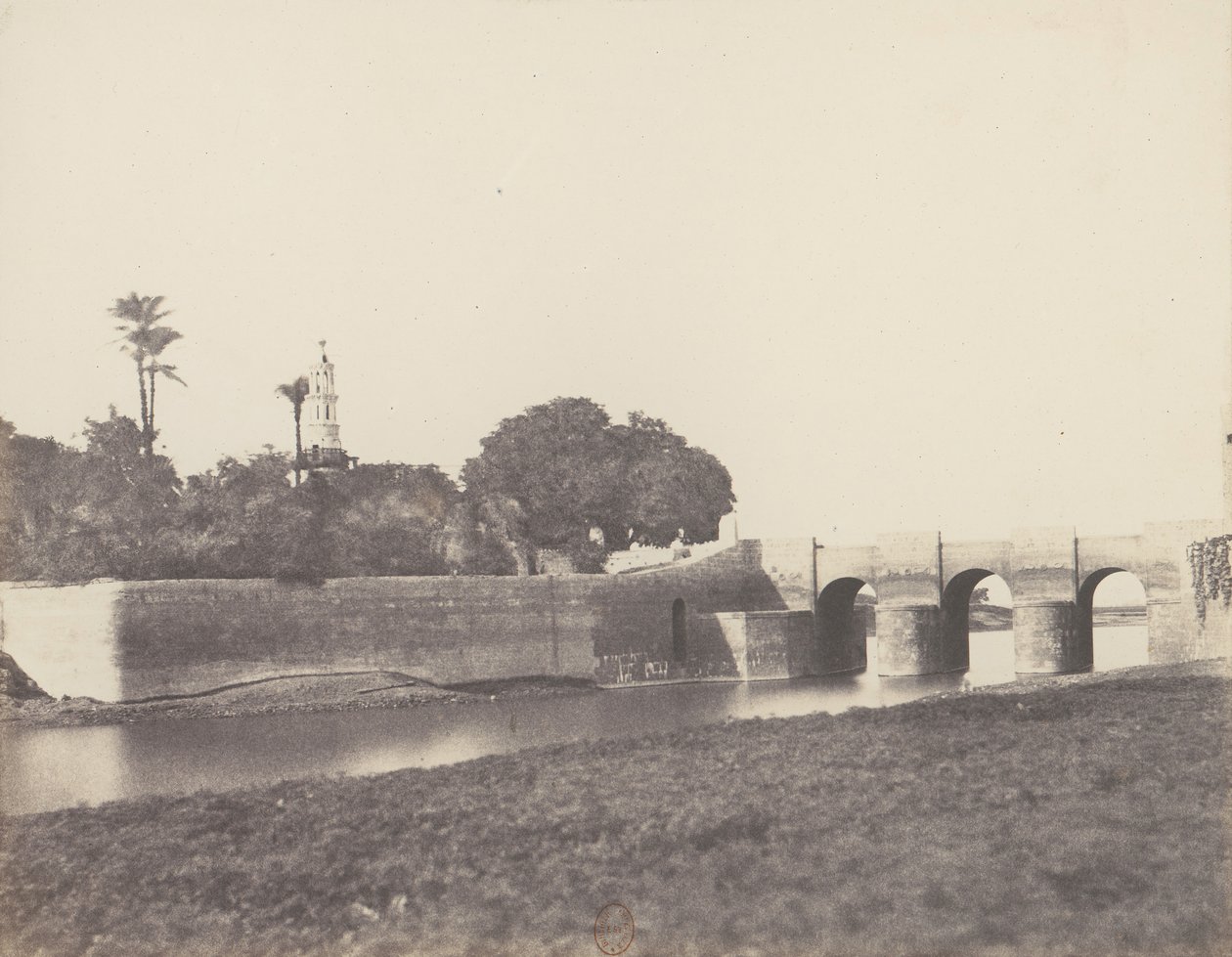 Syout, Pont Sur le Grand Canal, 1851-52, print 1853-54. 作： フェリックス・テイナード