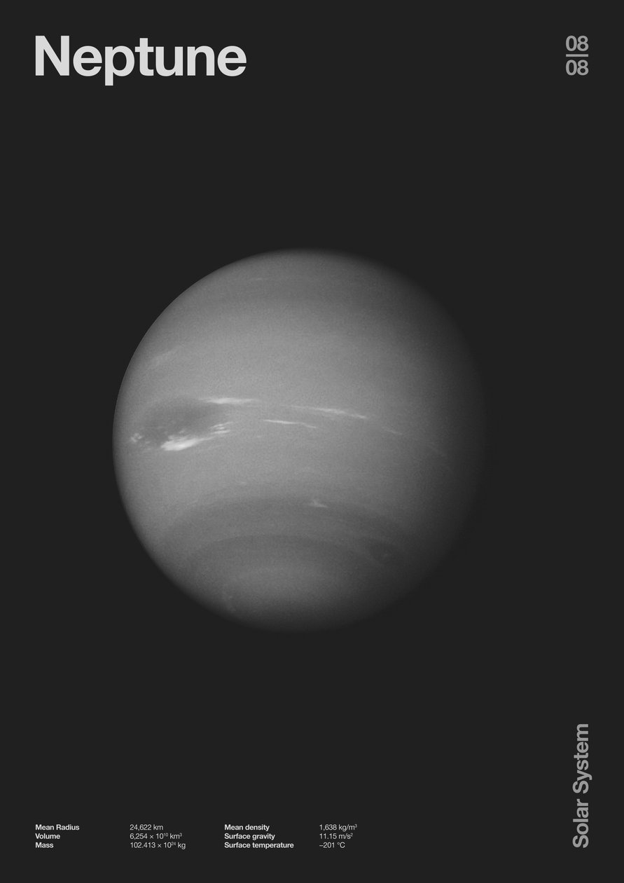 海王星 : 最小惑星データ、2023 年 (デジタル) 作： フローレントボダート
