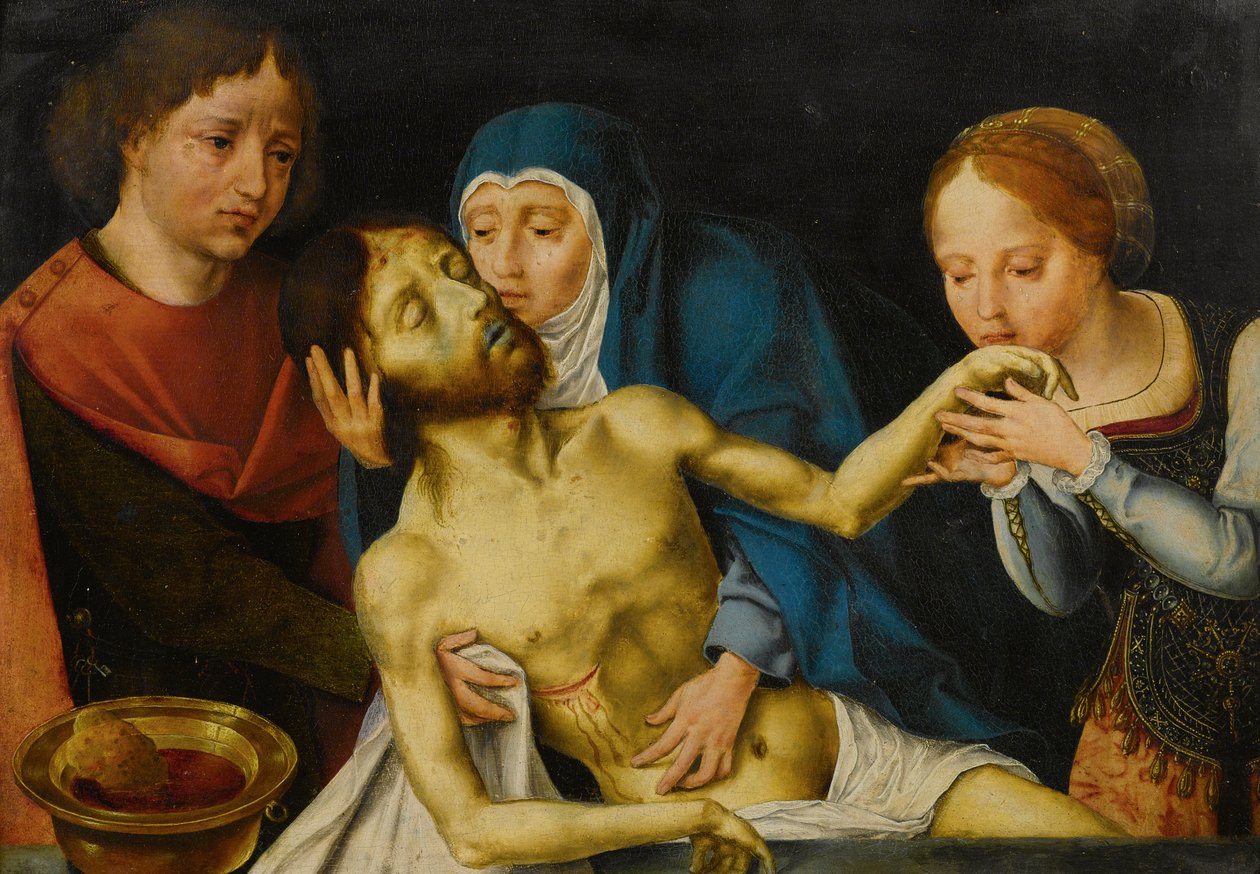 キリストの嘆き 作： Joos van Cleveのフォロワー