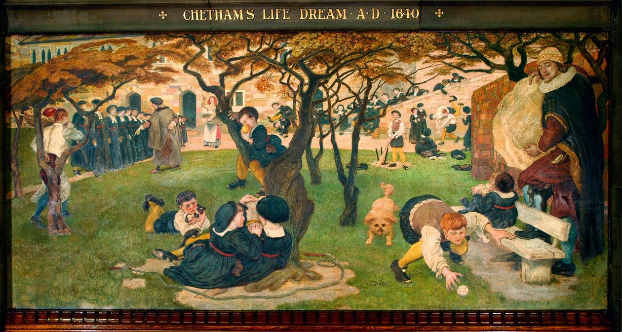 チェサムの夢 AD 1640 作： フォードマドックスブラウン