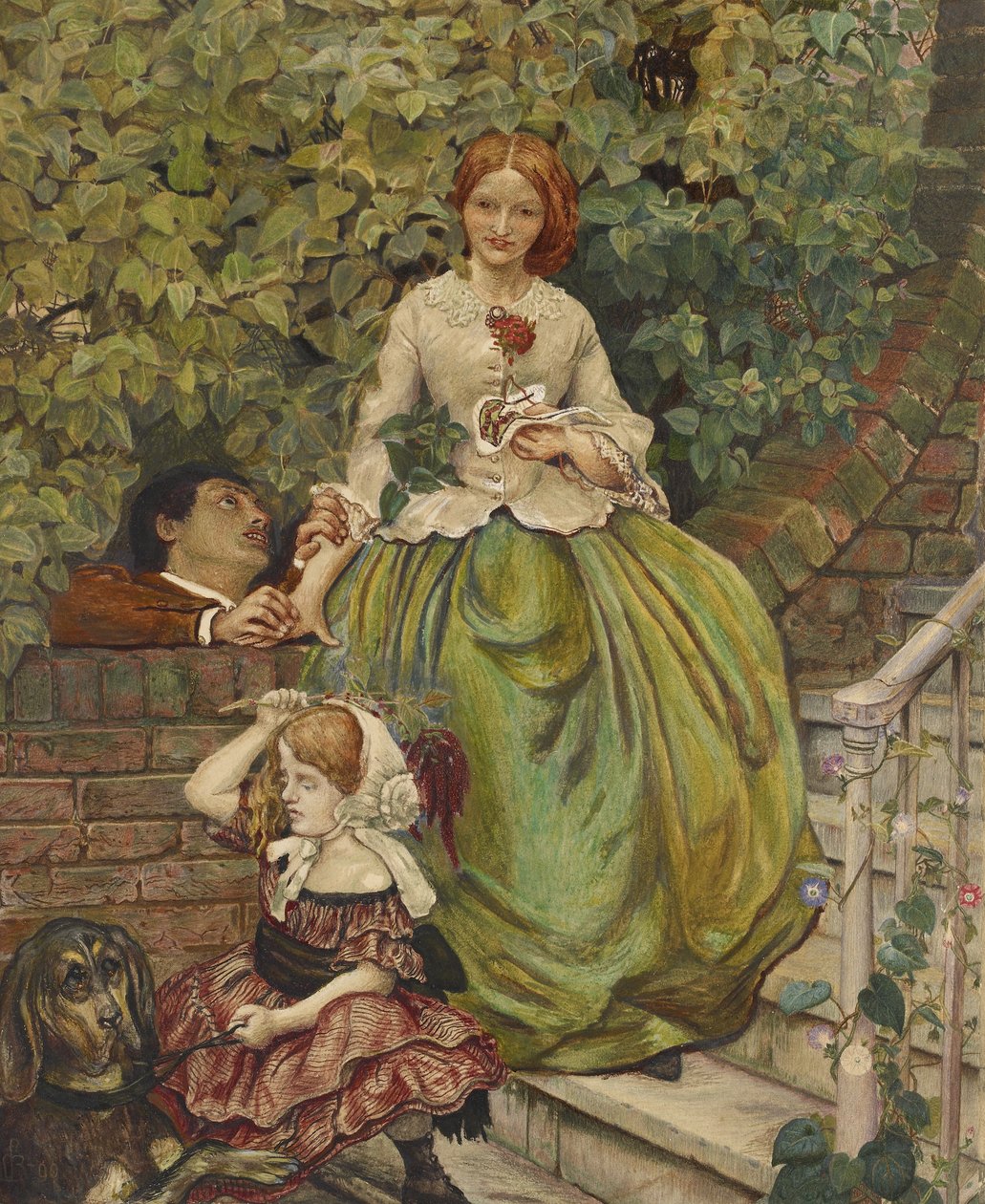 残酷の舞台、1890年（ペンと黒のインクを使用した水彩画とボディカラー） 作： フォードマドックスブラウン