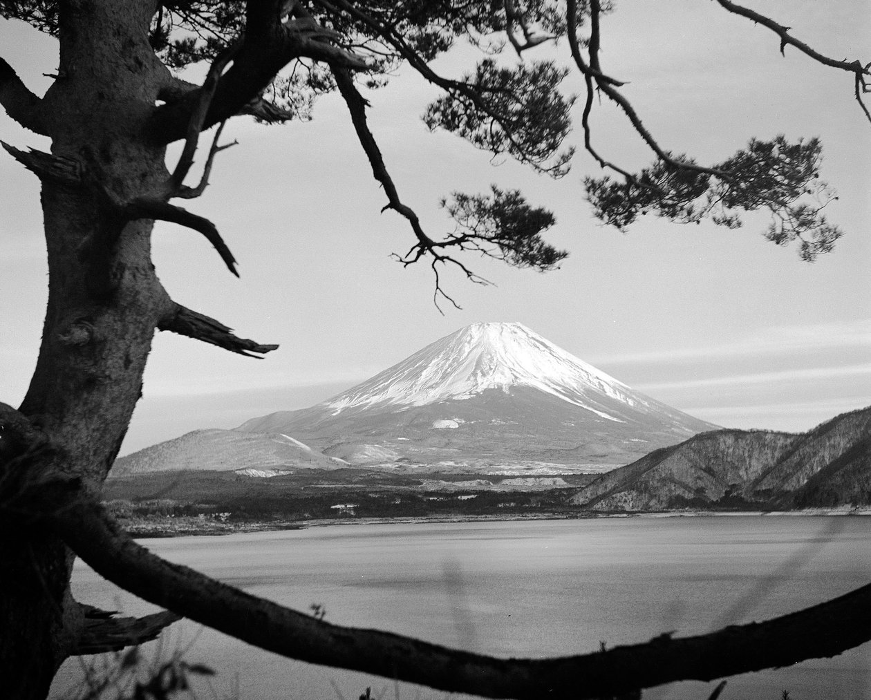 本栖湖からの富士山 作： フォスコ・マライーニ
