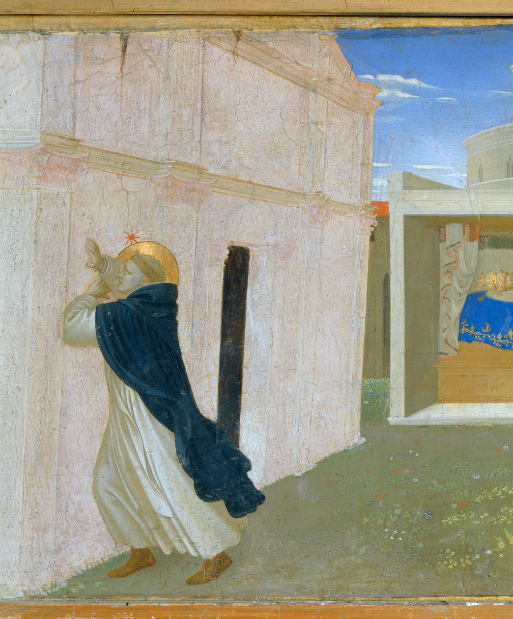 ドミニコ会のために描かれた聖母の戴冠式。 作： フラ (c.1387-1455) アンジェリコ