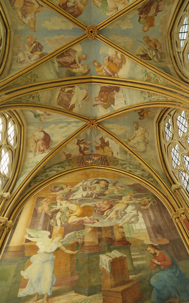 13世紀〜16世紀のルネサンス期の絵画が飾られた修道院のラヨナン礼拝堂の保管庫 作： フランチェスコ・プリマティシオ