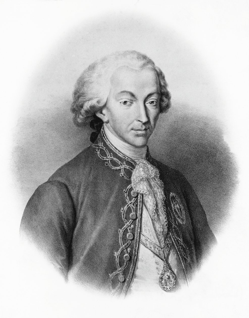 サルディニア王カルロ・エマヌエーレ4世（1751-1819）の肖像 作： フランチェスコ・ゴニン