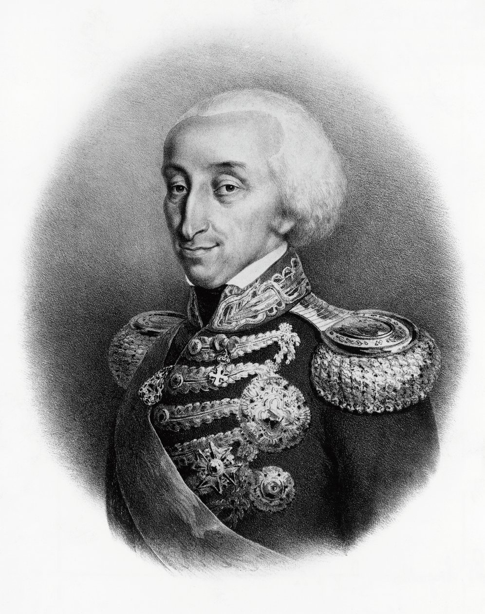 サルディニア王ヴィットリオ・エマヌエーレ1世（1759-1824）の肖像 作： フランチェスコ・ゴニン