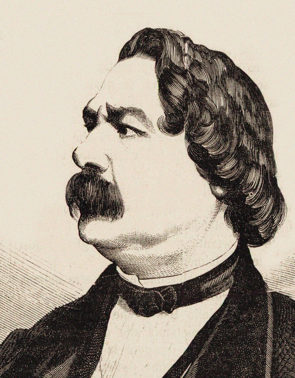作曲家エンリコ・ペトレラの肖像、1813～1877年、1855年頃。 作： フランチェスコ・ゴニン