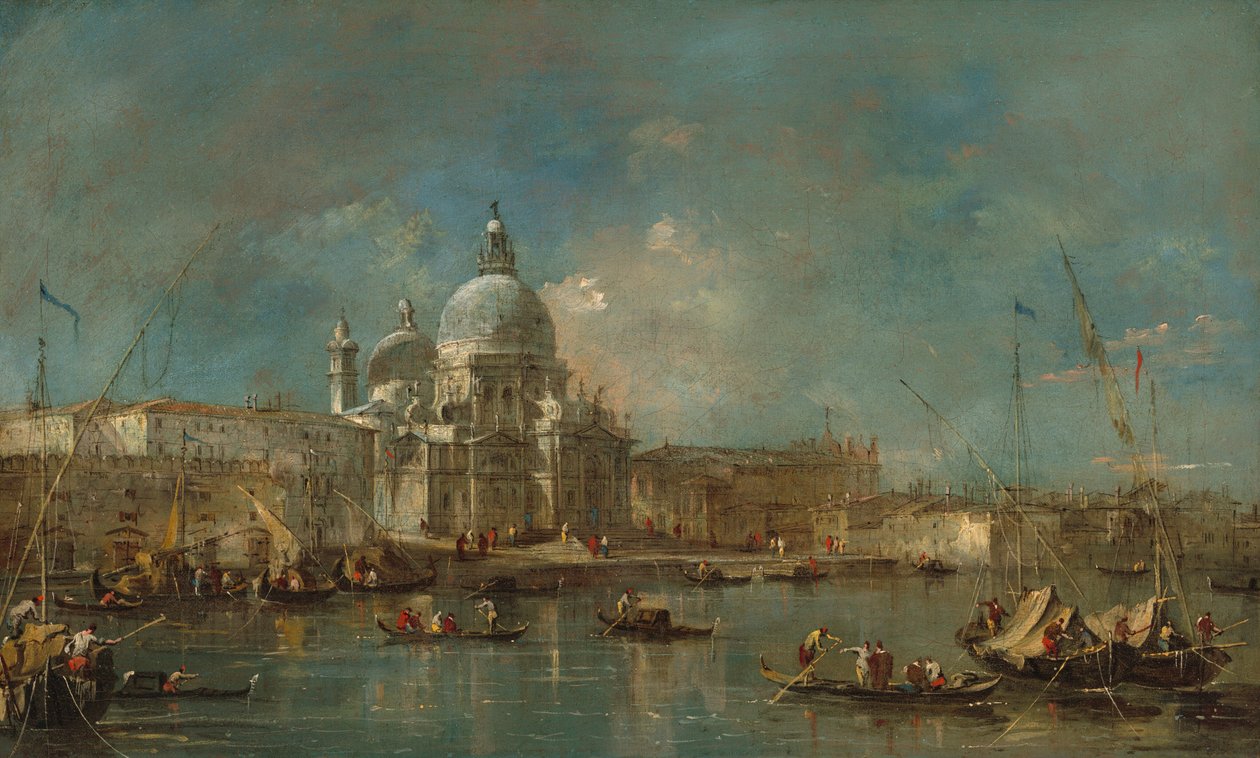 サンタ・マリア・デッラ・サルーテ、c。 1770年。 作： フランチェスコ・グアルディ