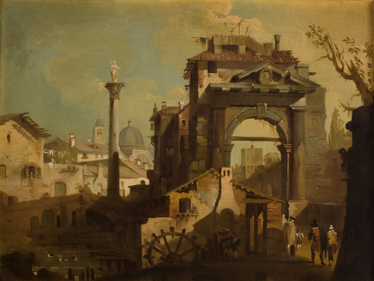 イタリアの街の風景 作： フランチェスコ・グアルディ