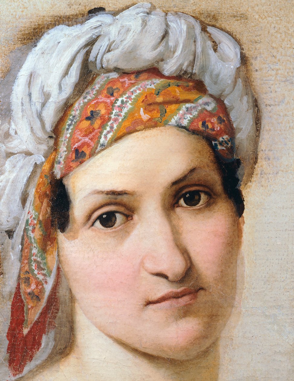フランチェスコ・ヘイズ（1791-1882）による妻ヴィンチェンツァ・スカッチアの肖像 作： フランチェスコ・ハエズ