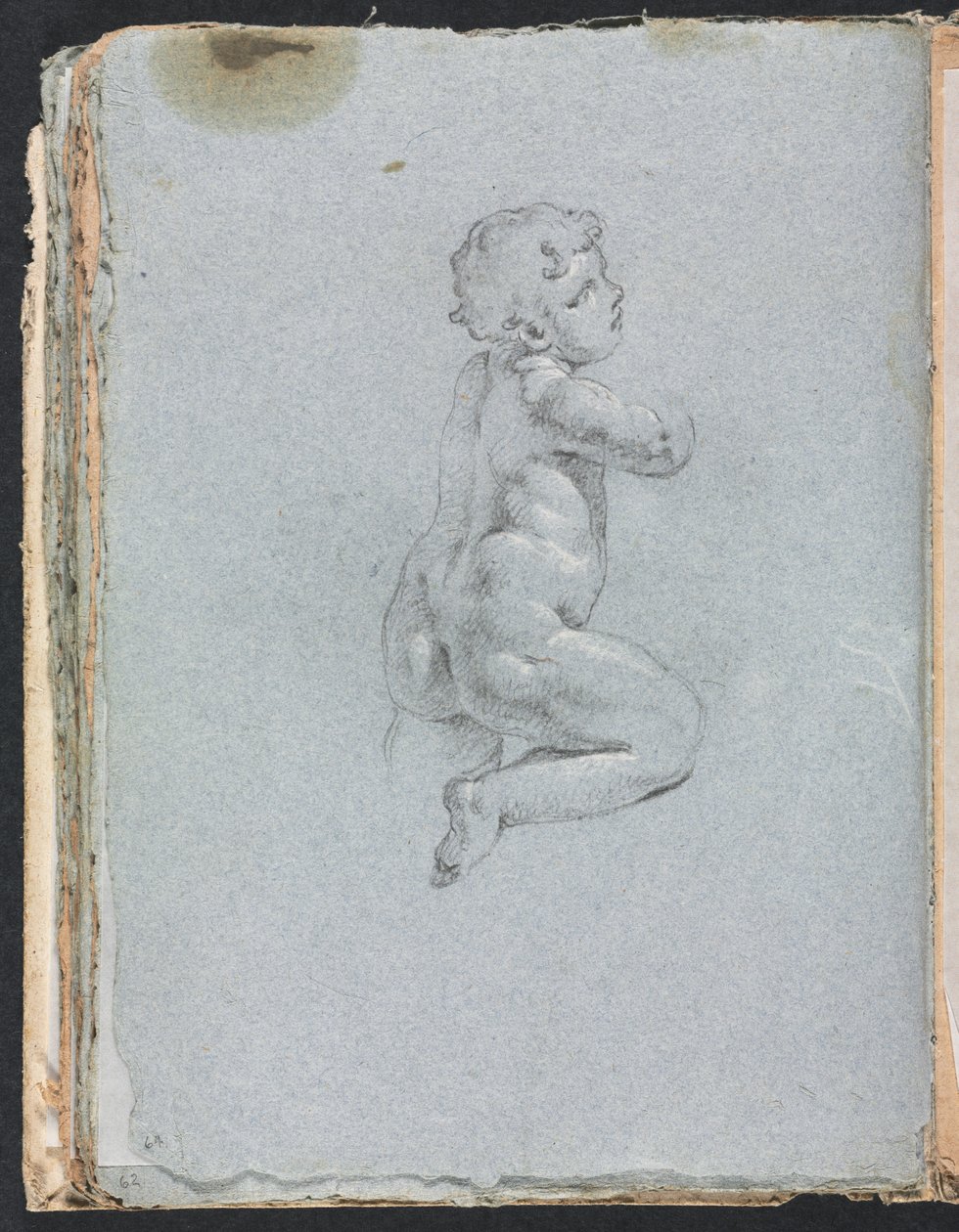 Verona Sketchbook：プロファイルページ64、1760にPutto。 作： フランチェスコ・ロレンツィ