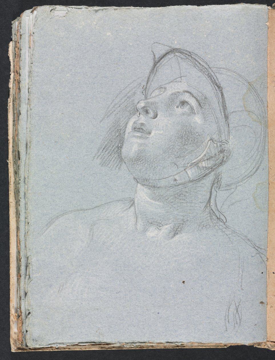 Verona Sketchbook：Soldier page 96、1760。 作： フランチェスコ・ロレンツィ
