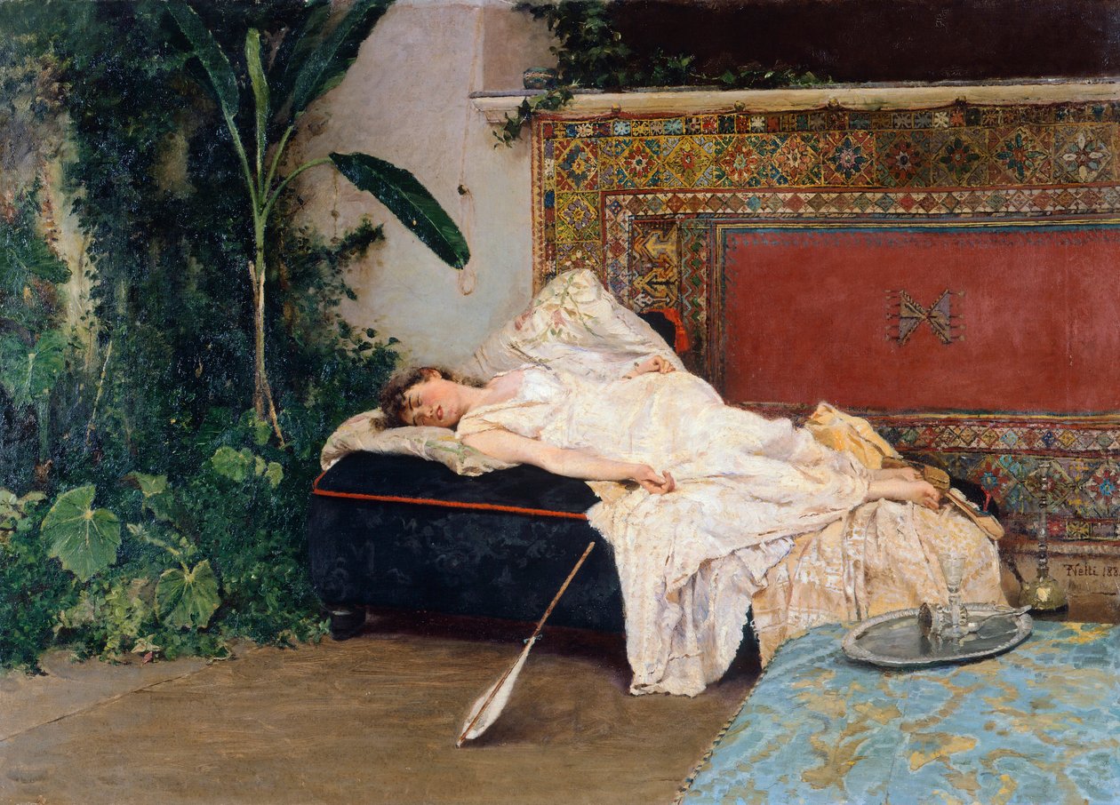 絵画 ainess The Siesta | フランチェスコ・ネッティ