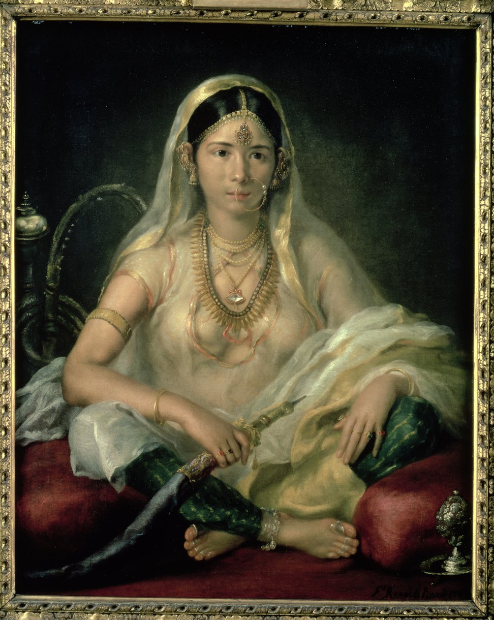 モーグル夫人の肖像、1787 作： フランチェスコ・レナルディ
