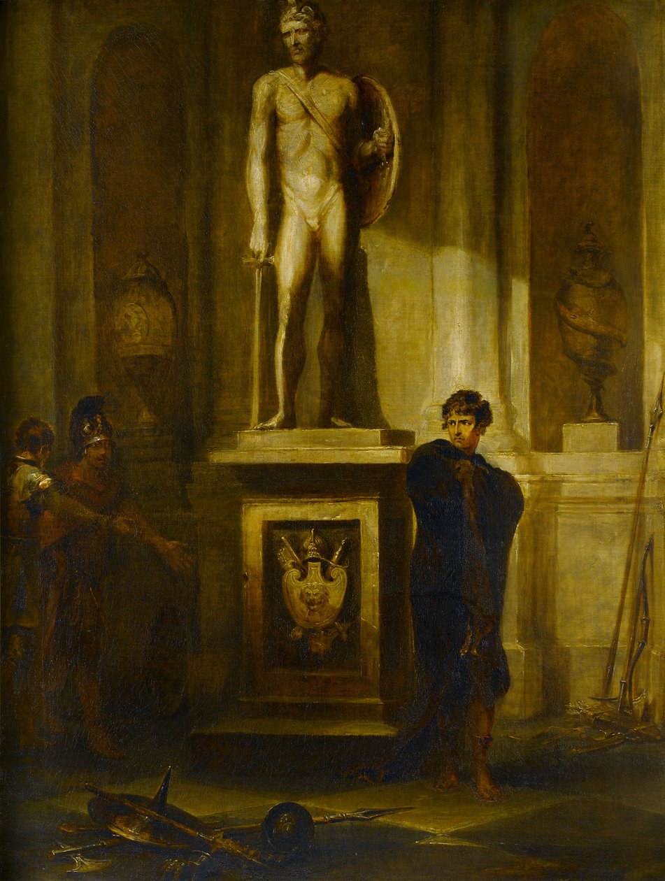 Coriolanus、1797からのシーン 作： ピーター・フランシス・ブルジョワ卿