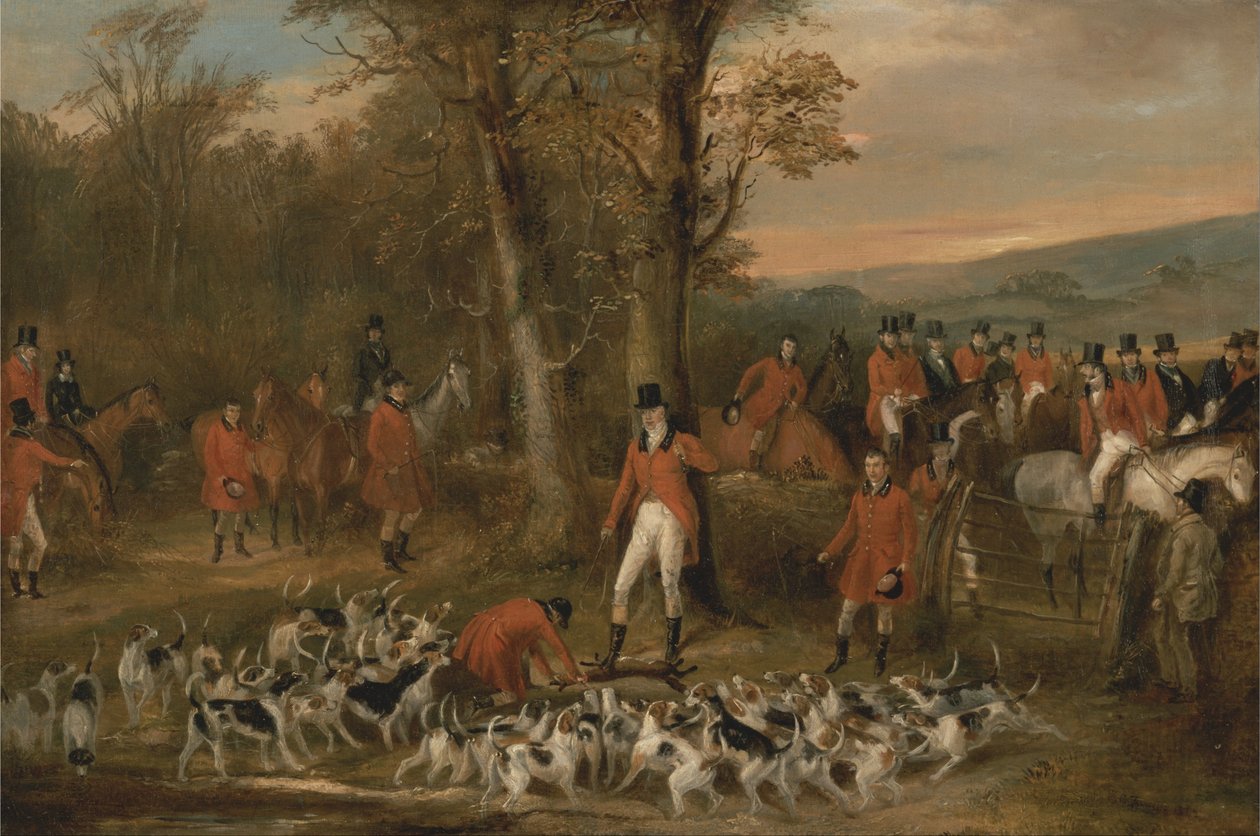 バークレーハント、1842年-死 作： フランシス・カルクラフト・ターナー