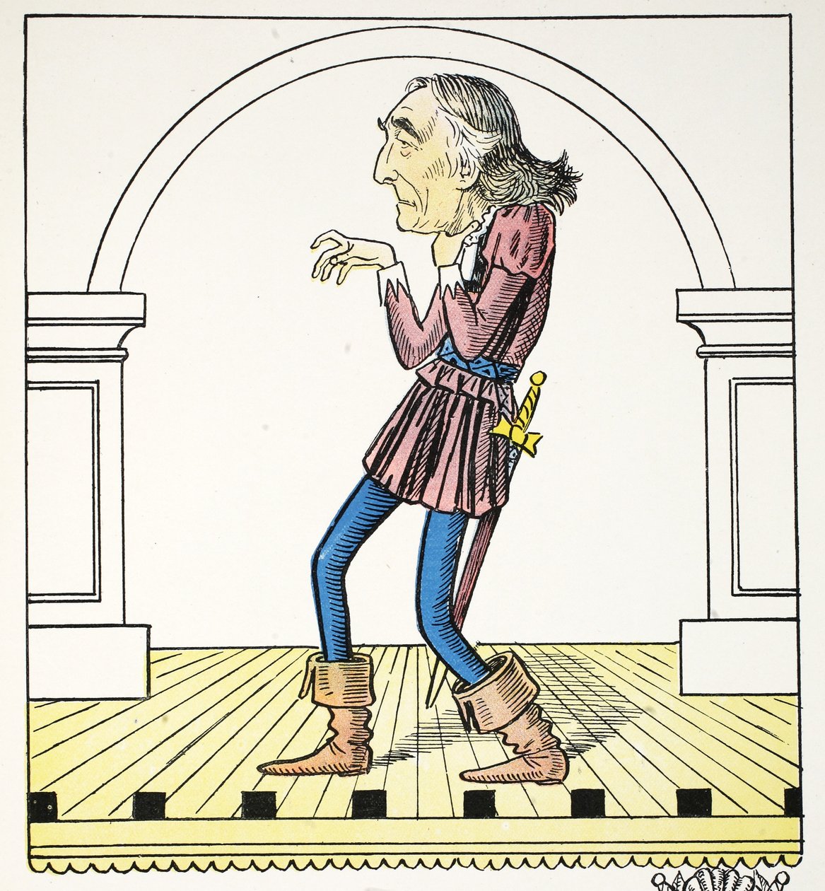 Iアート、The Struwwelpeter Alphabetのイラスト、Harold Begbie（1871–1929）の詩 作： フランシス・カルーサーズ・グールド