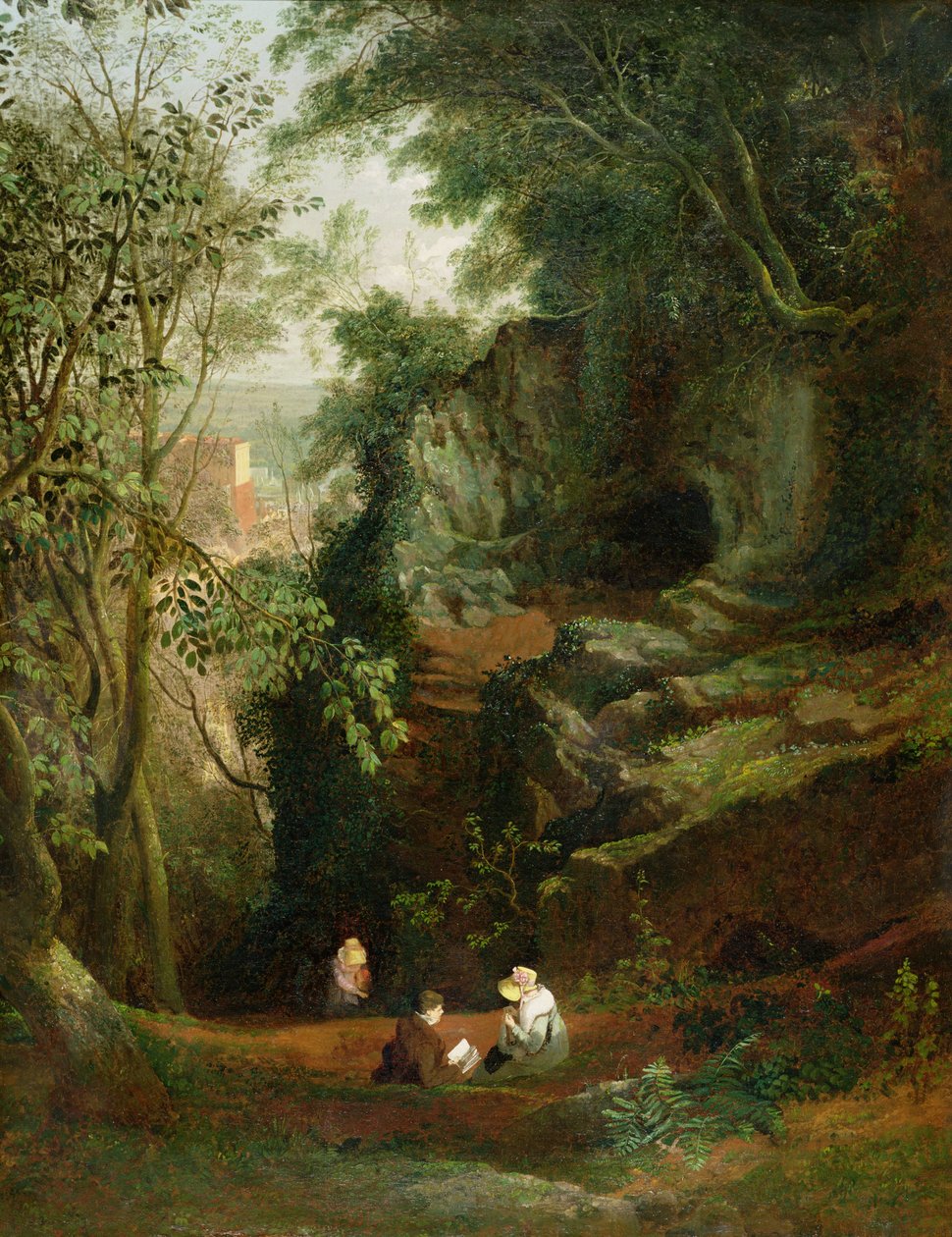 クリフトン付近の風景、1822年頃 作： フランシス・ダンビー