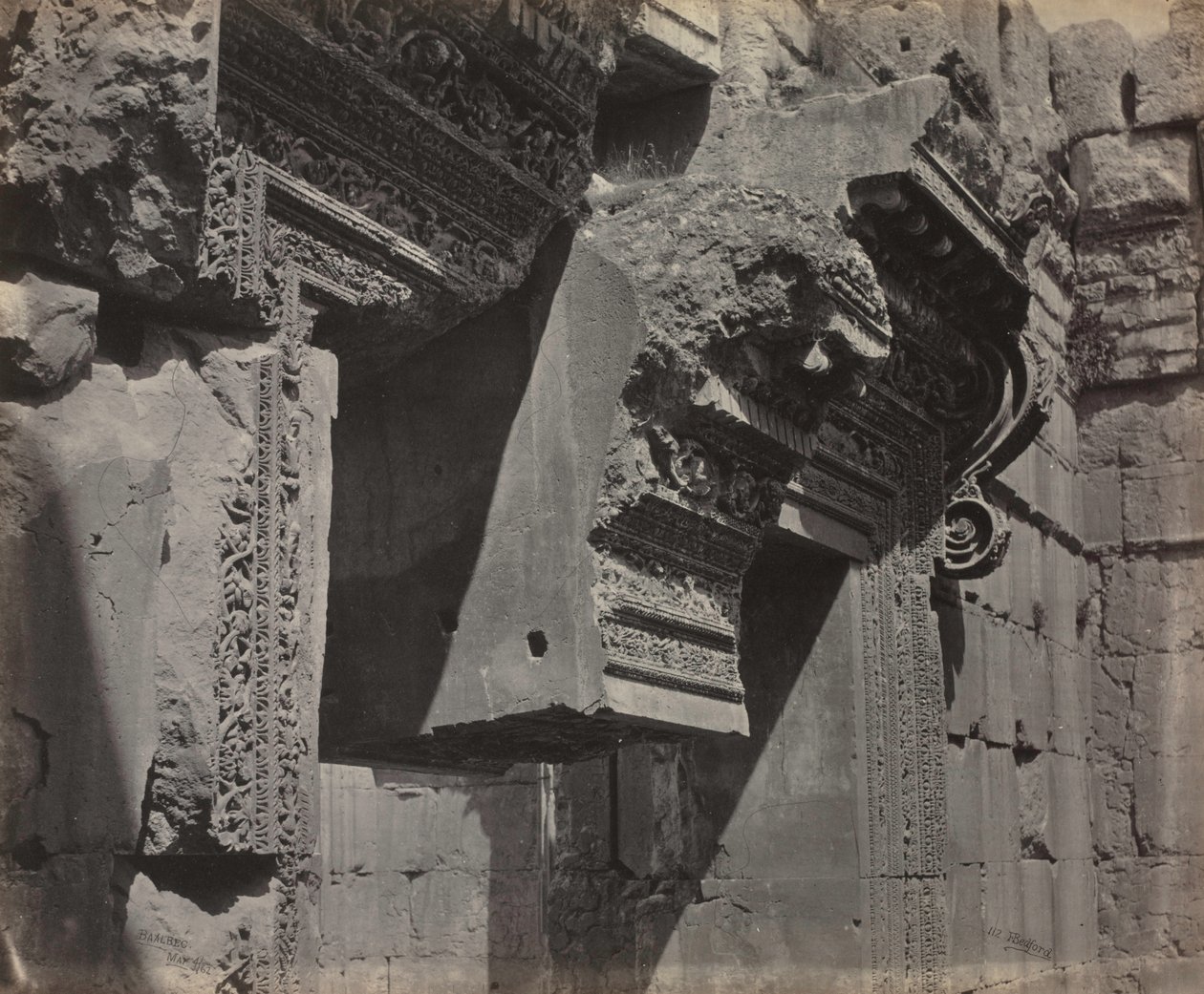 バルベック、1862。 作： フランシス・ベッドフォード