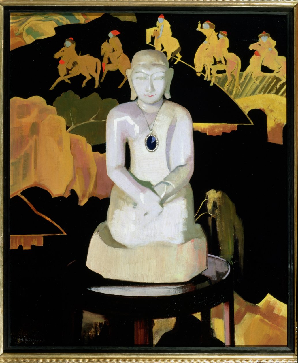 仏（黒と金）c.1929-30 作： フランシス・キャンベル・ボワロー・カデル