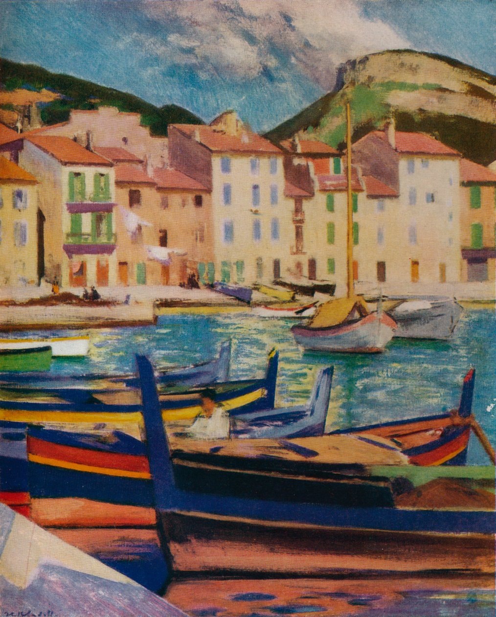 港、カシス、c1924 1932 作： フランシス・キャンベル・ボワロー・カデル