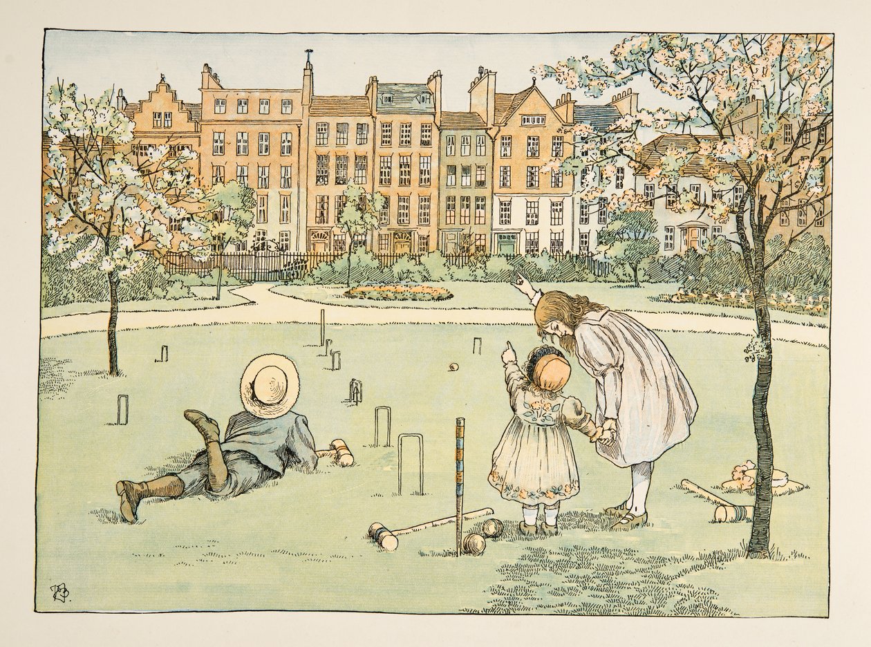 煙突掃除人』（『Four and Twenty Toilers』より）。1900年（カラーリトグラフ） 作： フランシス・ドンキン・ベッドフォード