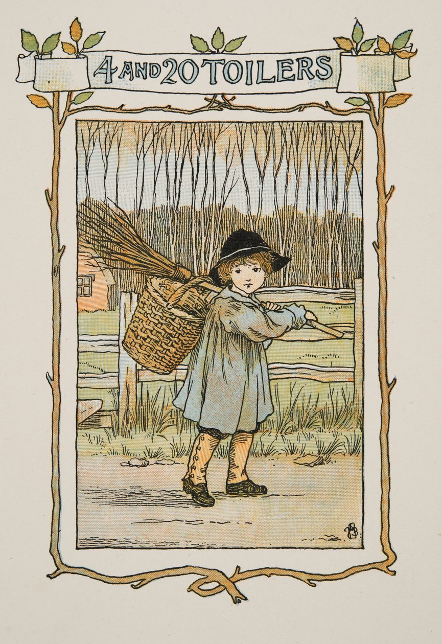Four and Twenty Toilers, pub.1900年（カラーリトグラフ） 作： フランシス・ドンキン・ベッドフォード