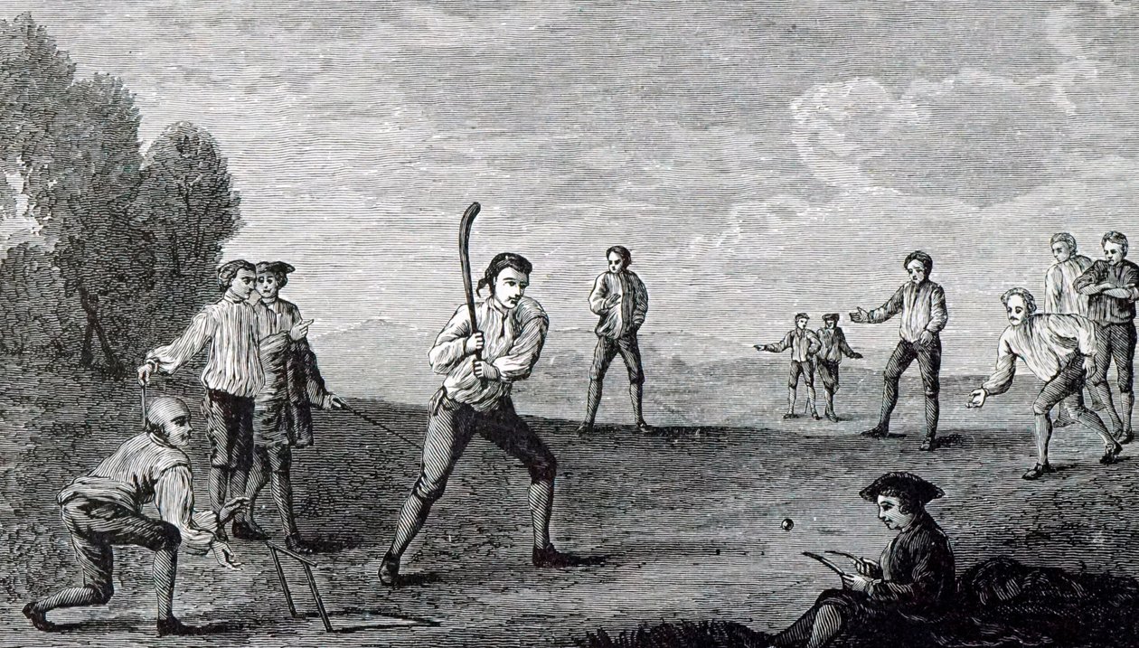 フランシス・ヘイマン（1708-1776）の絵にちなんだクリケット。 作： フランシス・ヘイマン