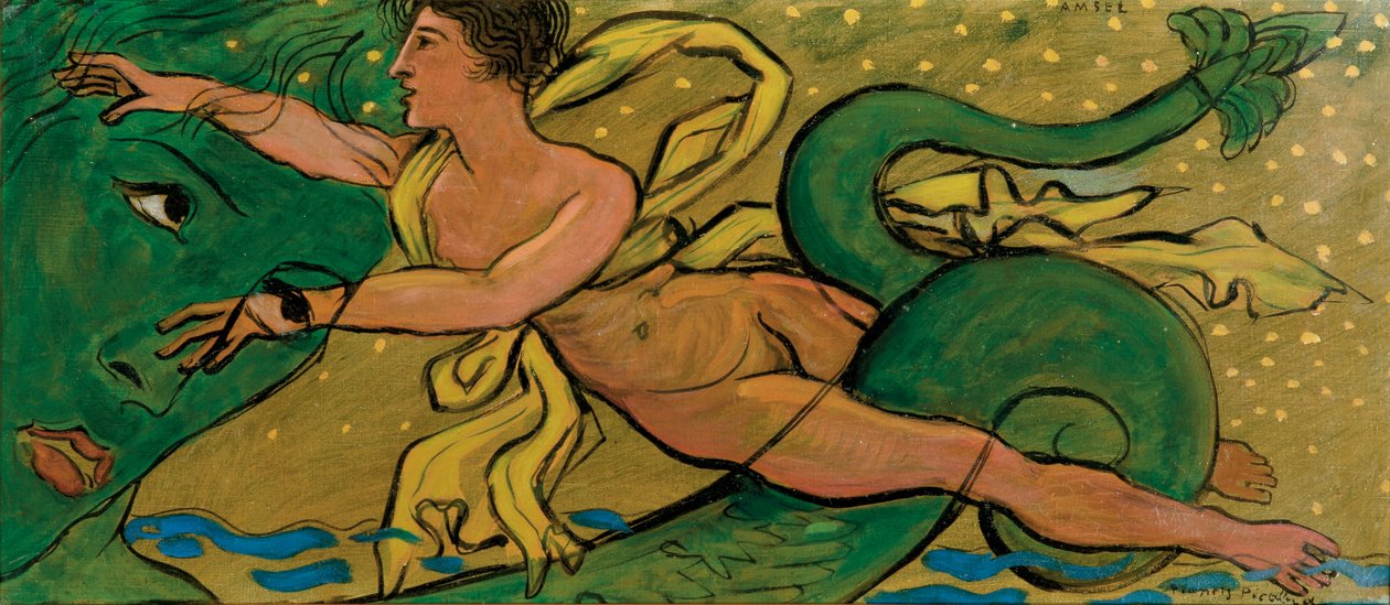アムゼル 1929-1930年頃（油彩・キャンバス） 作： フランシス・ピカビア