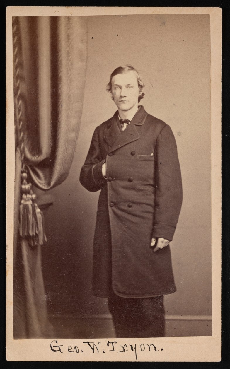 ジョージ・ワシントン・トライオンの肖像 1838-1888、1860 年代頃。 作： フランシスSキーラー
