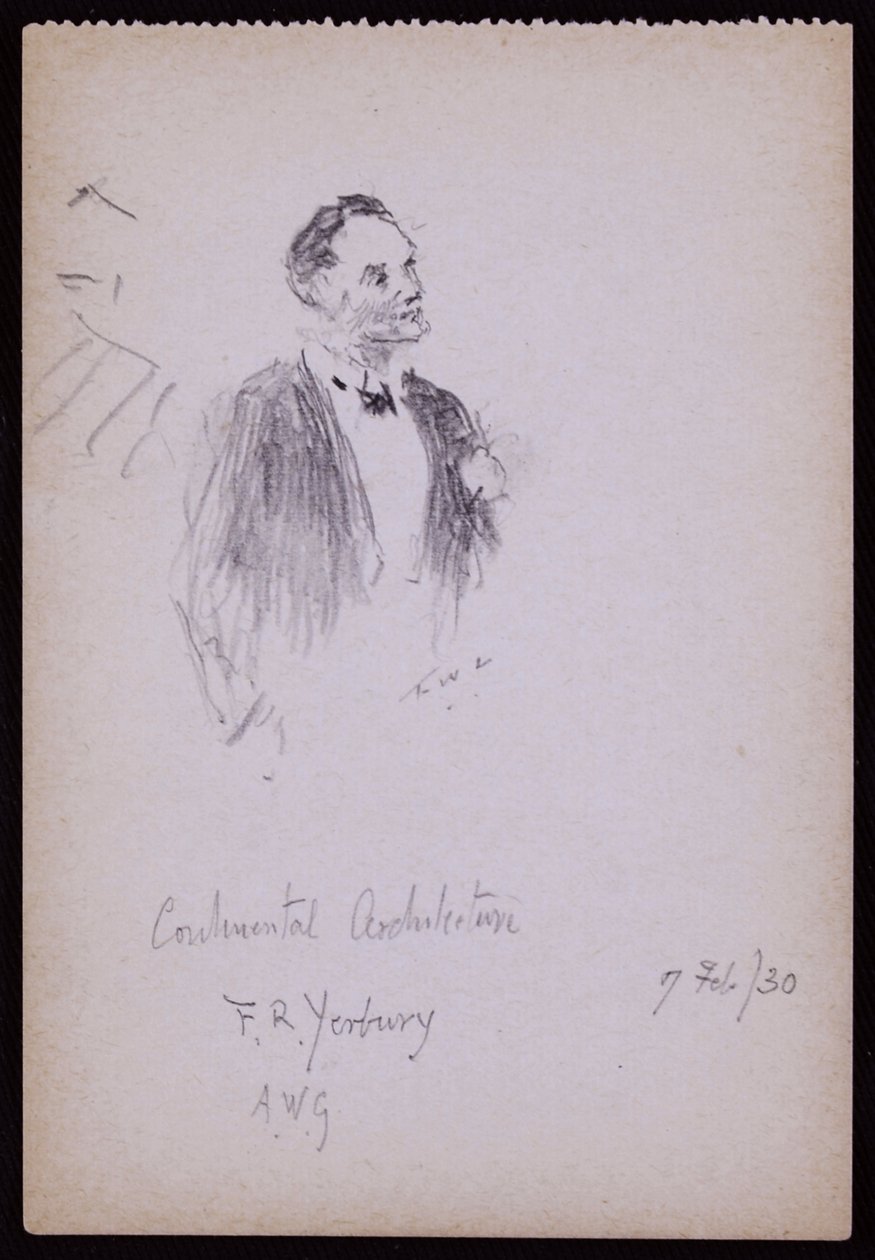 FR Yerburyの肖像 作： フランシス・ウィルフレッド・ローソン