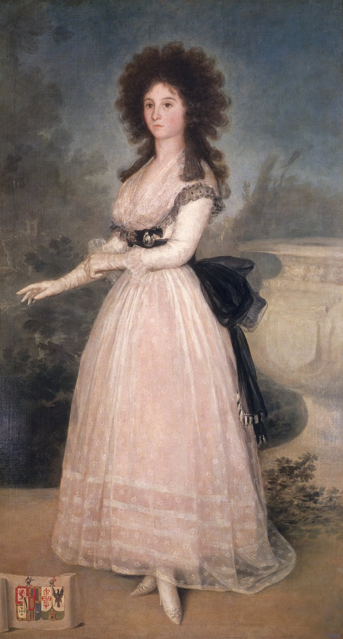 ドナタデアアリアスデエンリケス、1793-94年 作： フランシスコ・デ・ゴヤ