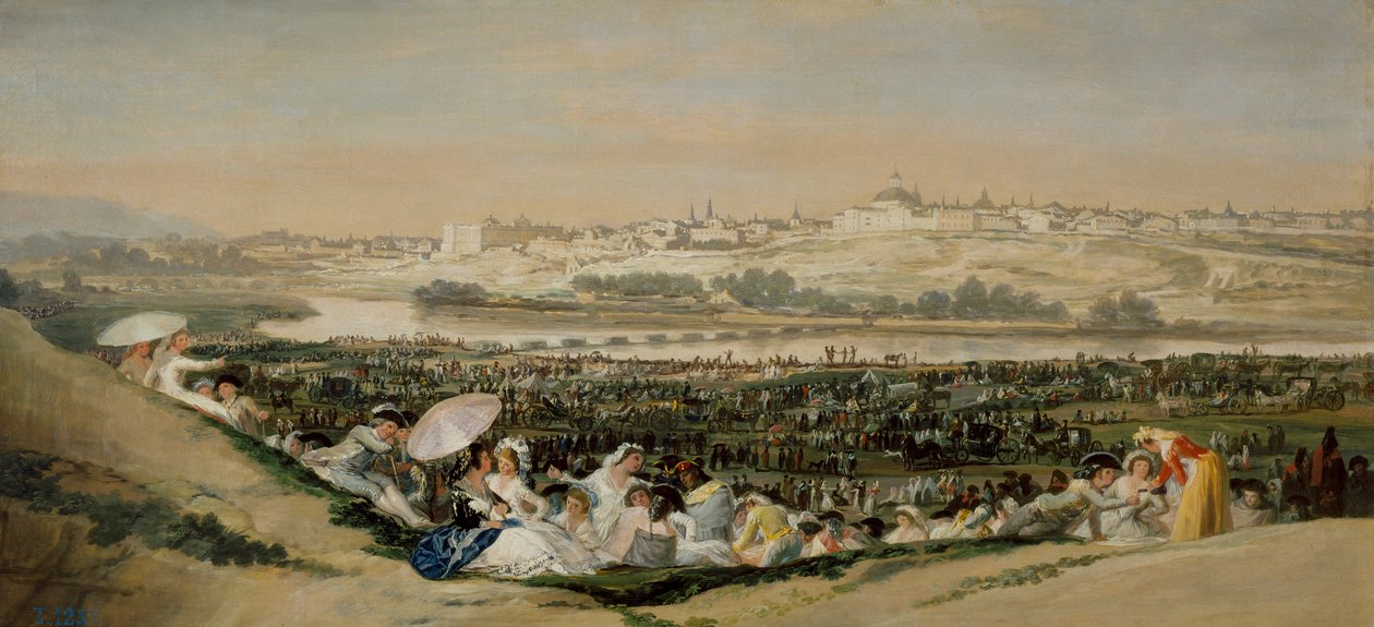 サンイシドロの牧草地 作： フランシスコ・デ・ゴヤ
