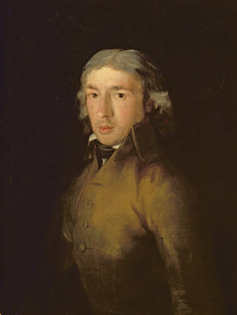 レアンドロ・フェルナンデス・デ・モラティンの肖像（1760-1828） 作： フランシスコ・デ・ゴヤ