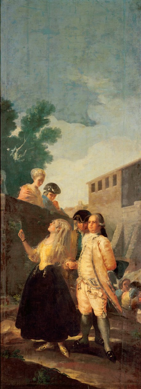 兵士と若い女性、1778-79 作： フランシスコ・デ・ゴヤ