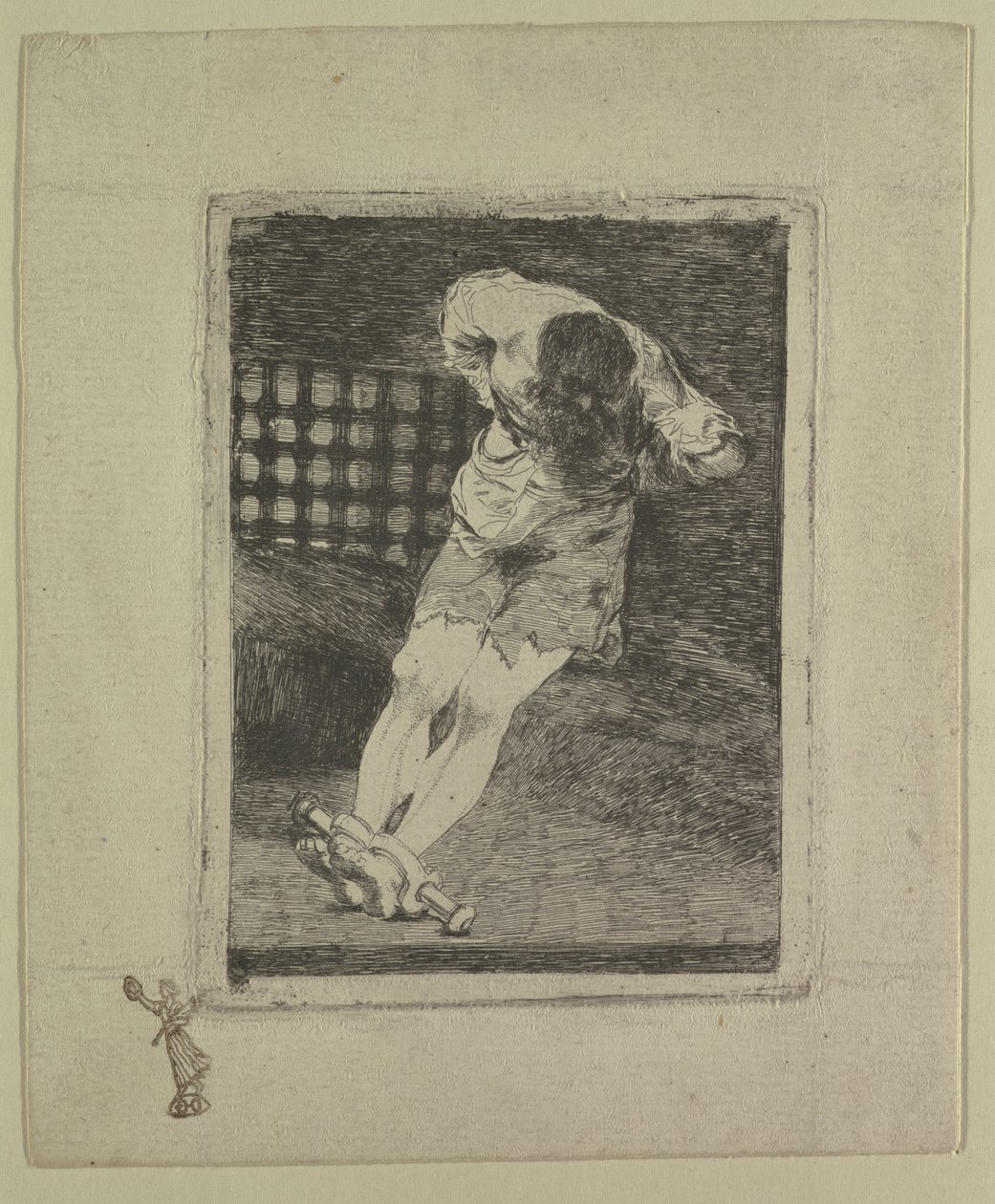 La seguridad de un reo no exige tormento（被告の安全は苦痛を必要としない）、c.1810-20 作： フランシスコ・デ・ゴヤ