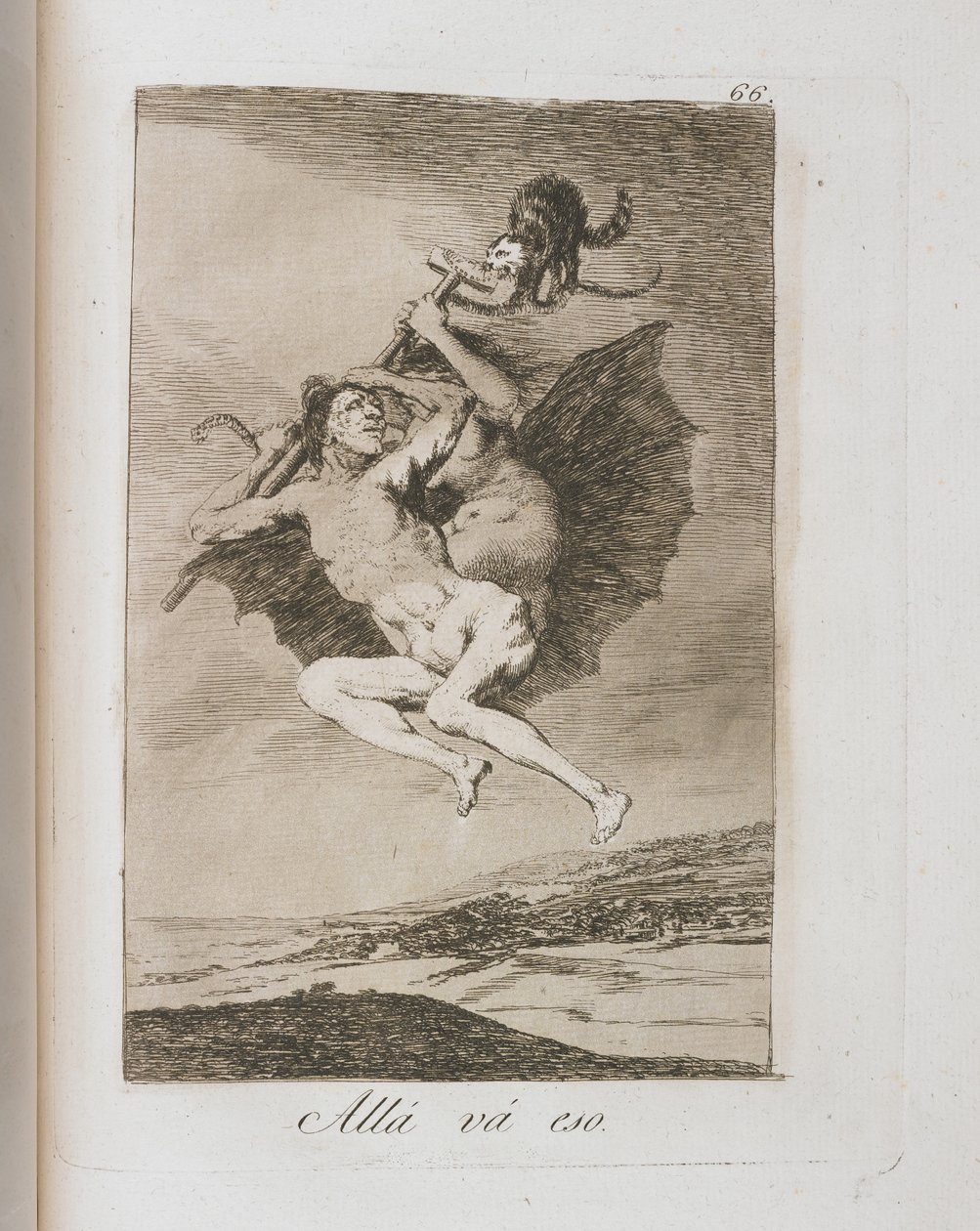 ロスカプリチョスのプレート、1797-1798 作： フランシスコ・デ・ゴヤ