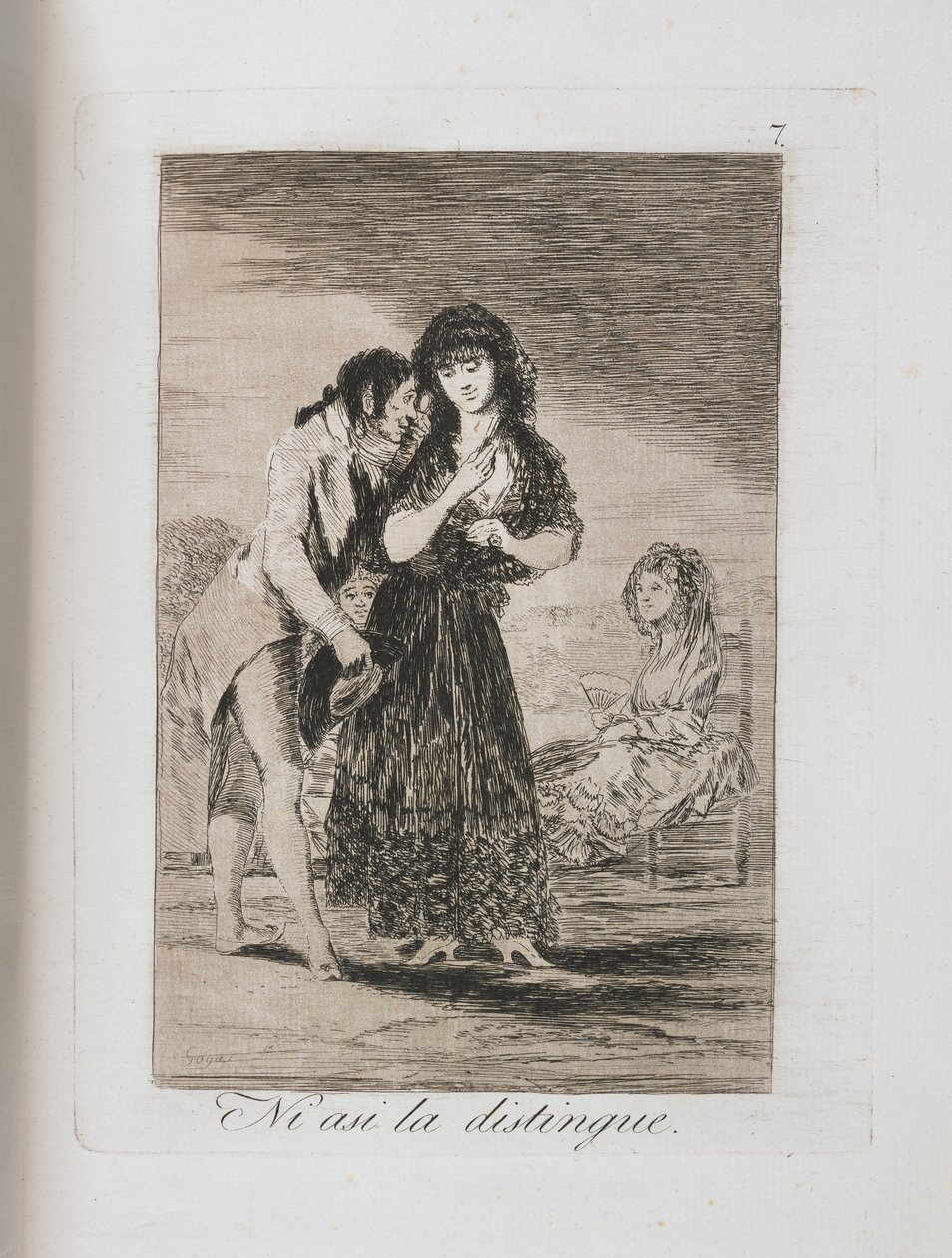 ロスカプリチョスのプレート、1797年〜1798年 作： フランシスコ・デ・ゴヤ