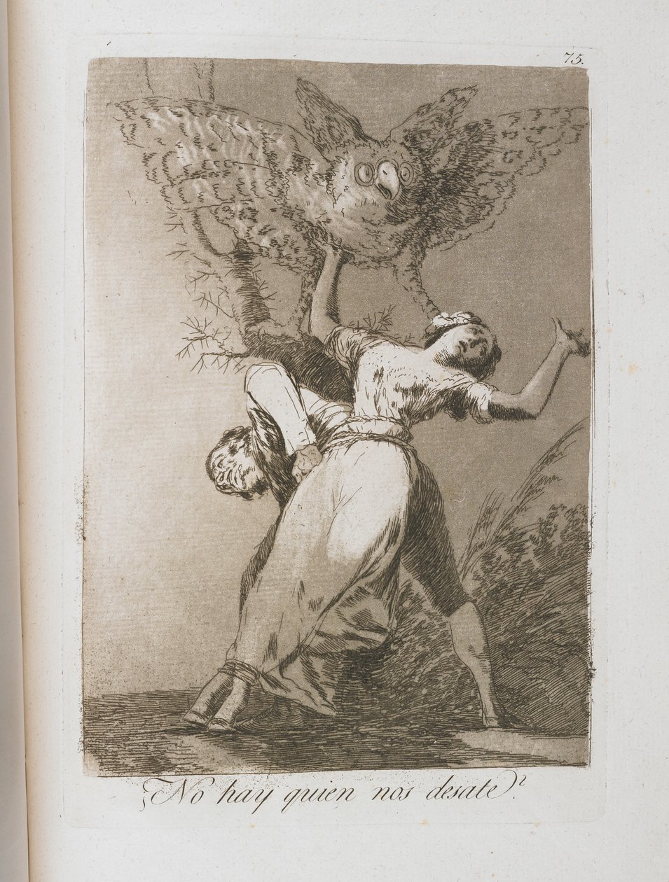 ロスカプリチョスのプレート、1797年〜1798年 作： フランシスコ・デ・ゴヤ