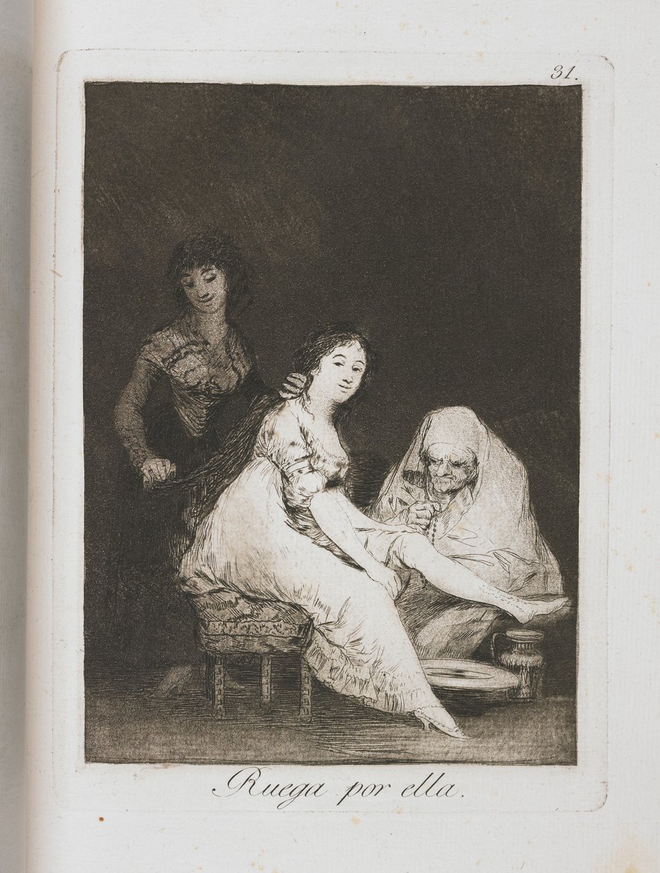 ロスカプリチョスのプレート、1797年〜1798年 作： フランシスコ・デ・ゴヤ