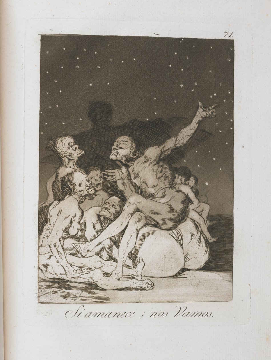 ロスカプリチョスのプレート、1797年〜1798年 作： フランシスコ・デ・ゴヤ