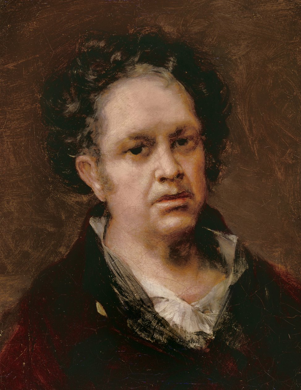 自画像、1815 作： フランシスコ・デ・ゴヤ