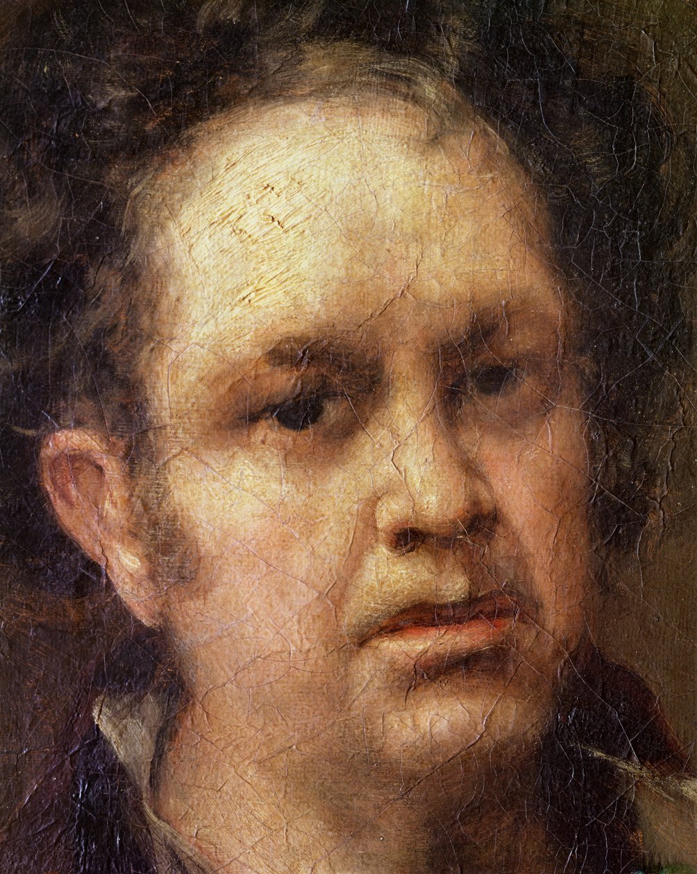 69歳の自画像、1815年 作： フランシスコ・デ・ゴヤ