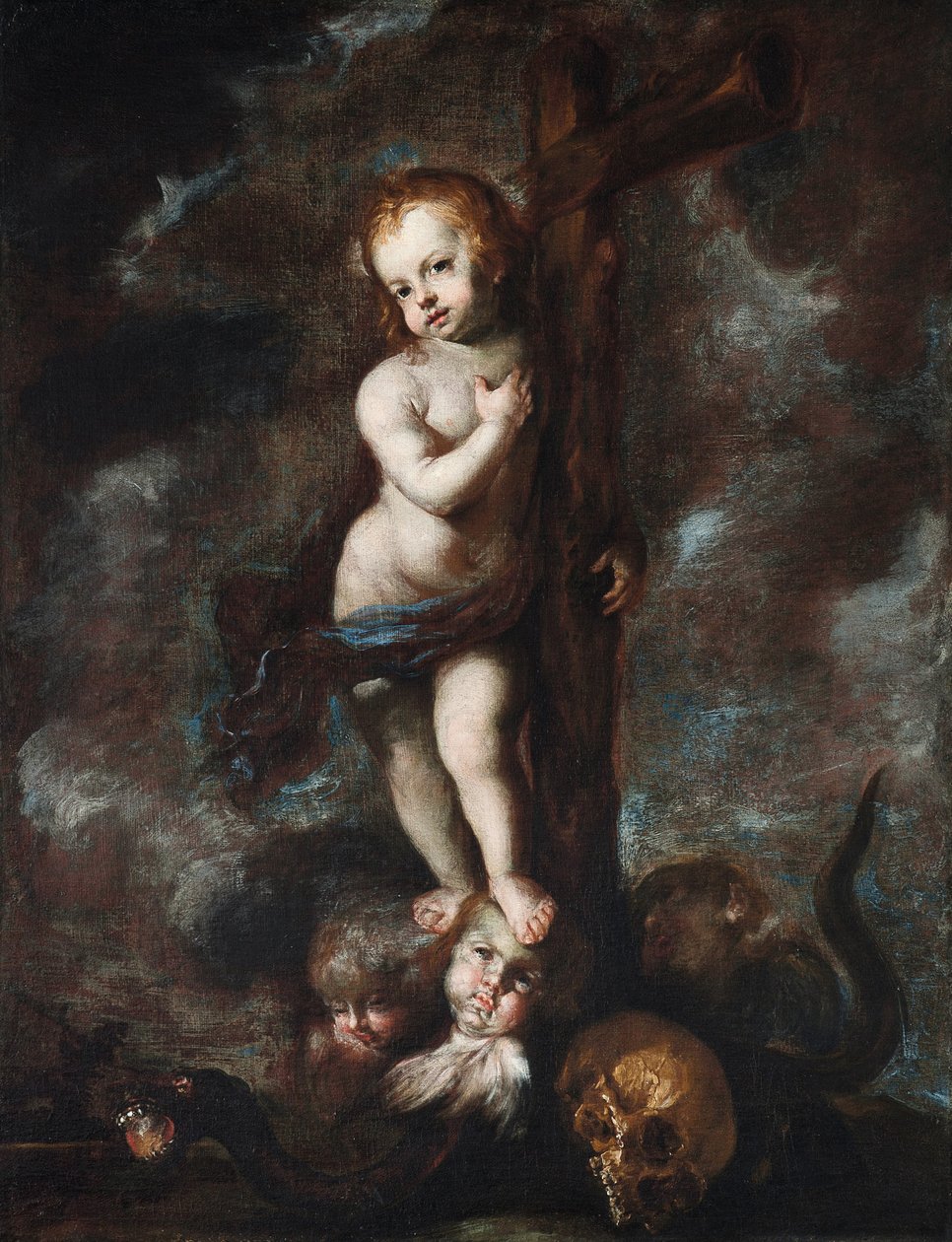 フランシスコ・カミロ - 罪と死の勝利者としての幼子イエス - 1640-60年頃 作： フランシスコ・カミロ