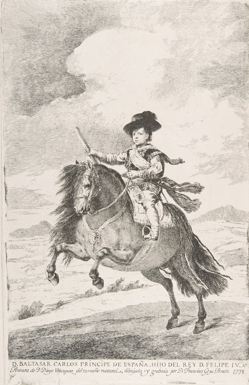 バルタサールカルロス、スペインの王子とフィリップの息子IV D.バルタサールカルロスプリンシペデエスパ...、1778年。 作： フランシスコ・デ・ゴヤ