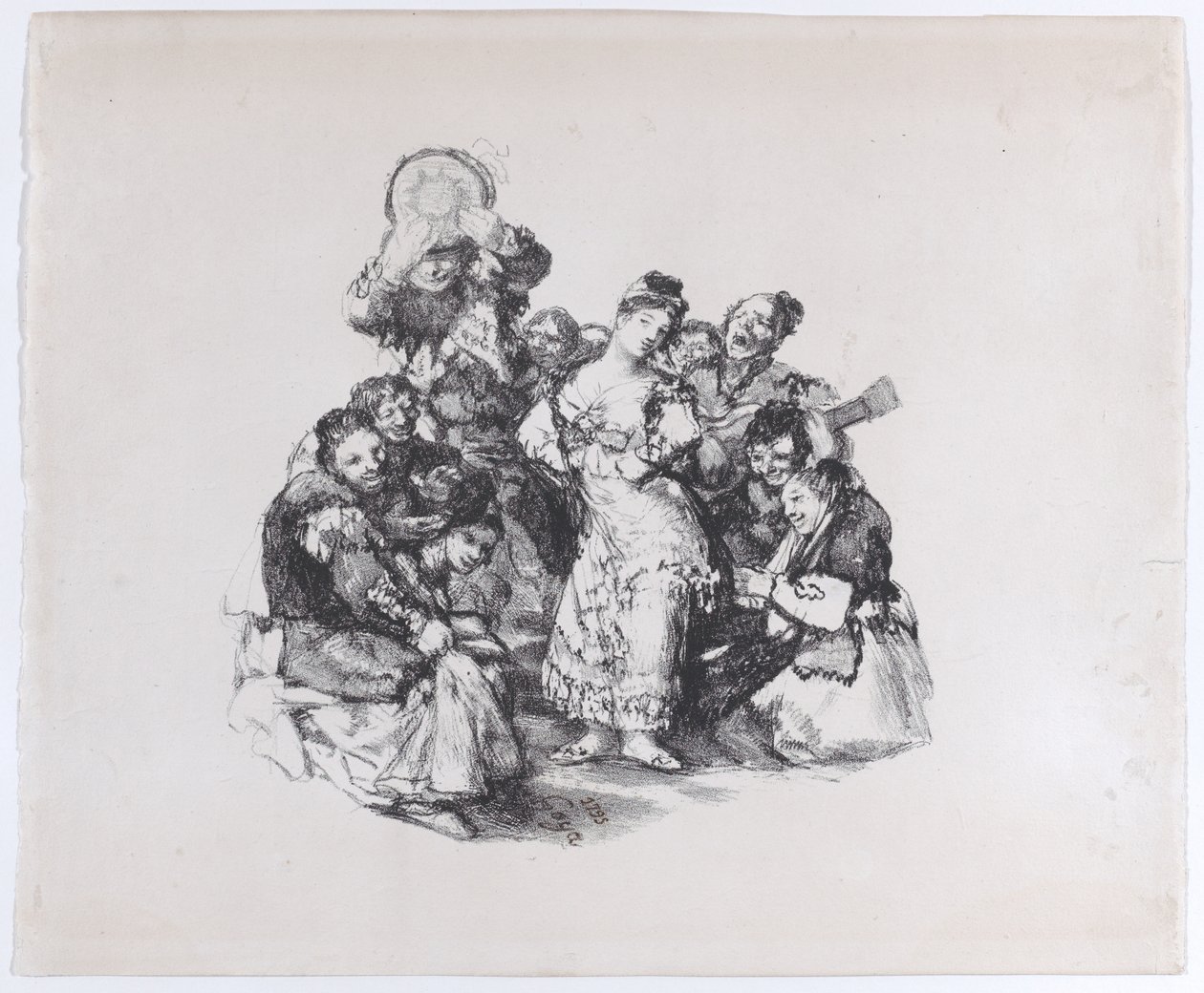 El vito The Andalusian dance, ca. 1825-1826年、約。 1825-1826。 作： フランシスコ・デ・ゴヤ