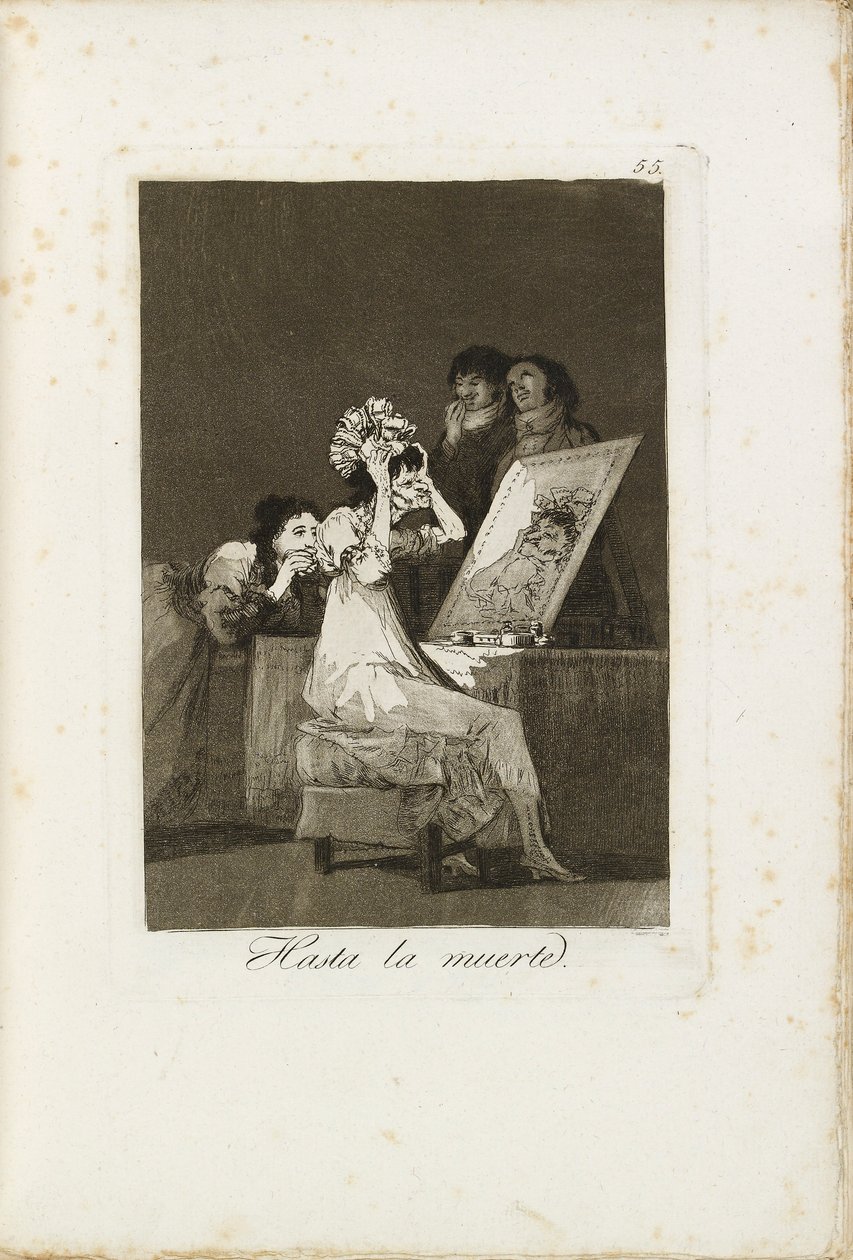 死ぬまで、1799-1799 作： フランシスコ・デ・ゴヤ