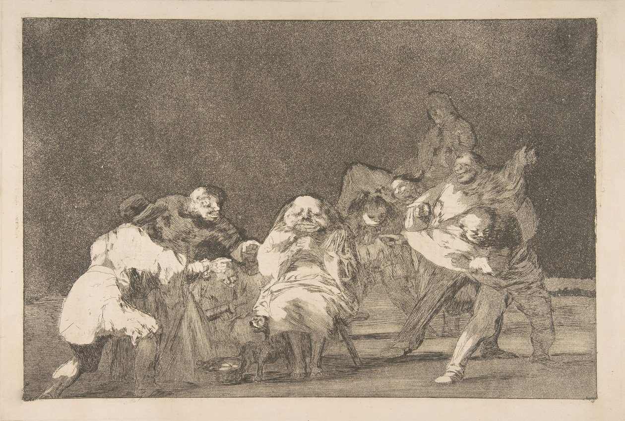 「Disparates」のプレート 17: Loyalty, ca. 1816-23 個人印刷 1854年頃。 作： フランシスコ・デ・ゴヤ