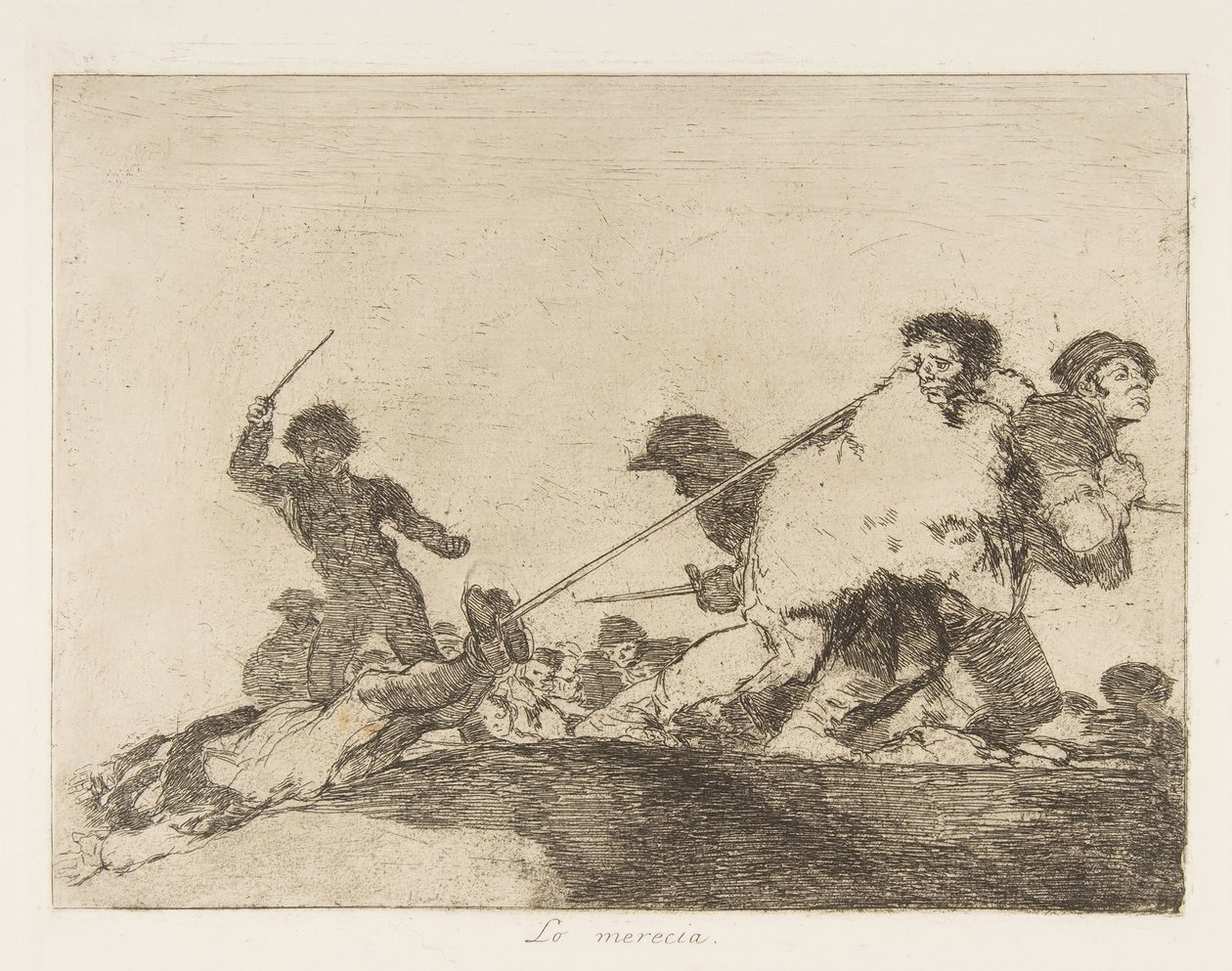 戦争の災害からのプレート29ロスデサストレスデラゲラ::彼は...、1810年に1863年に出版されました。 作： フランシスコ・デ・ゴヤ