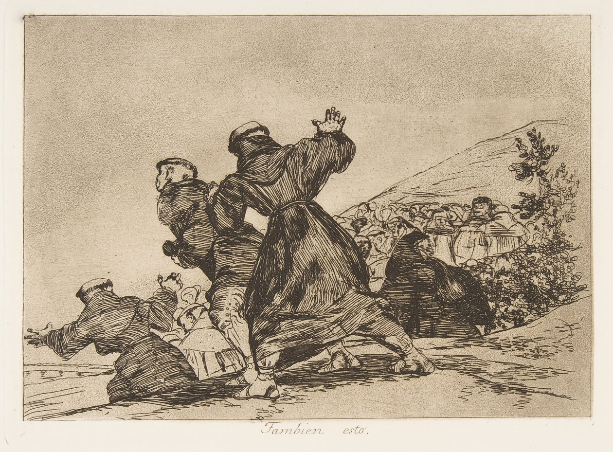 「The Disasters of War」のプレート 43 The Disasters of War: 「This ...、1810 年、1863 年に出版。 作： フランシスコ・デ・ゴヤ